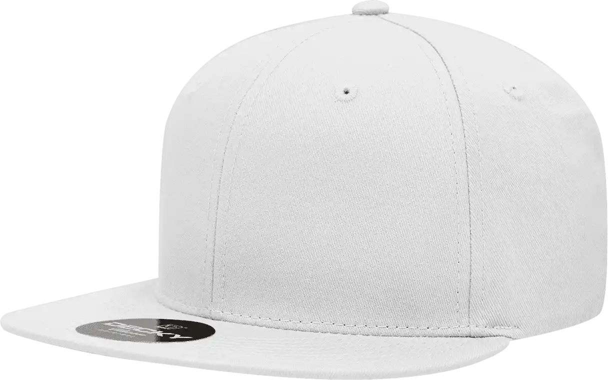 Decky 361 Cotton Snapback Cap - White - one Size Fits Most