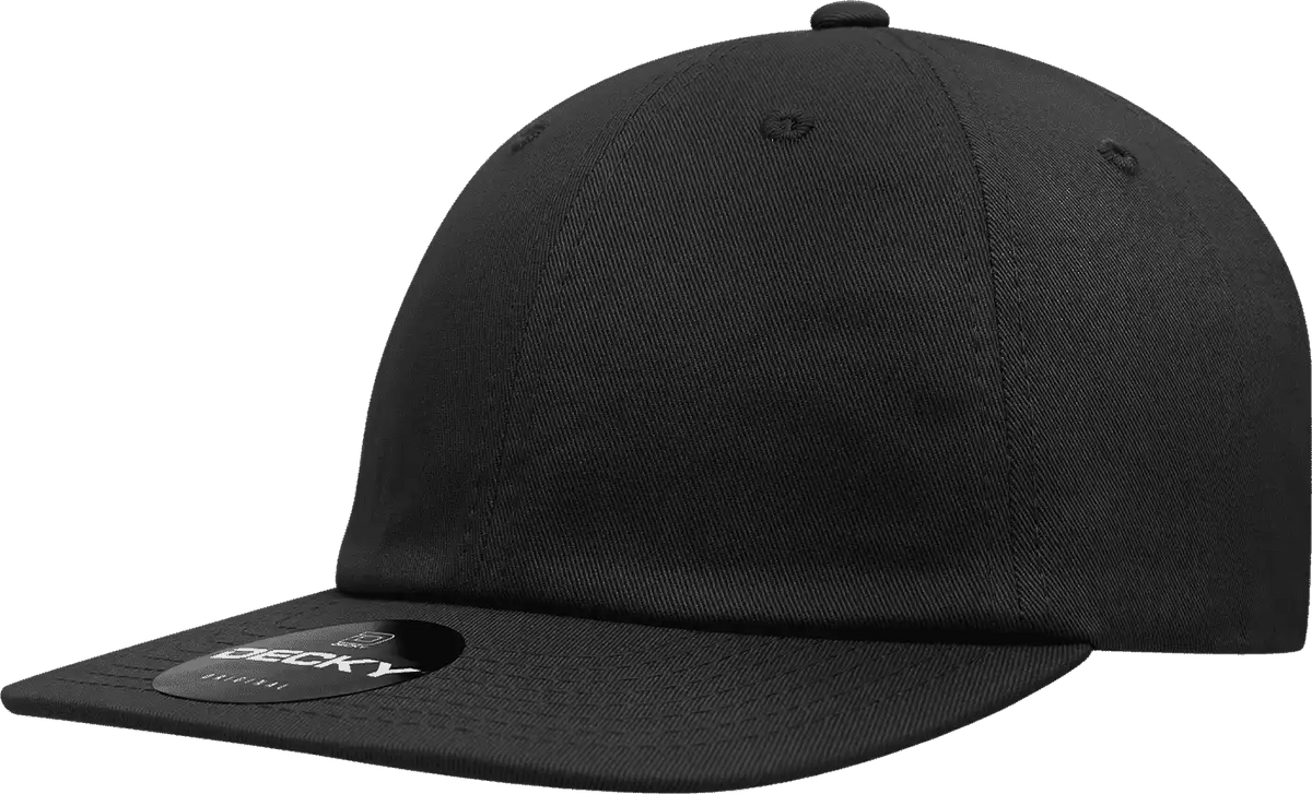 Decky 370 Relaxed Snapback Cap - Black - one Size Fits Most