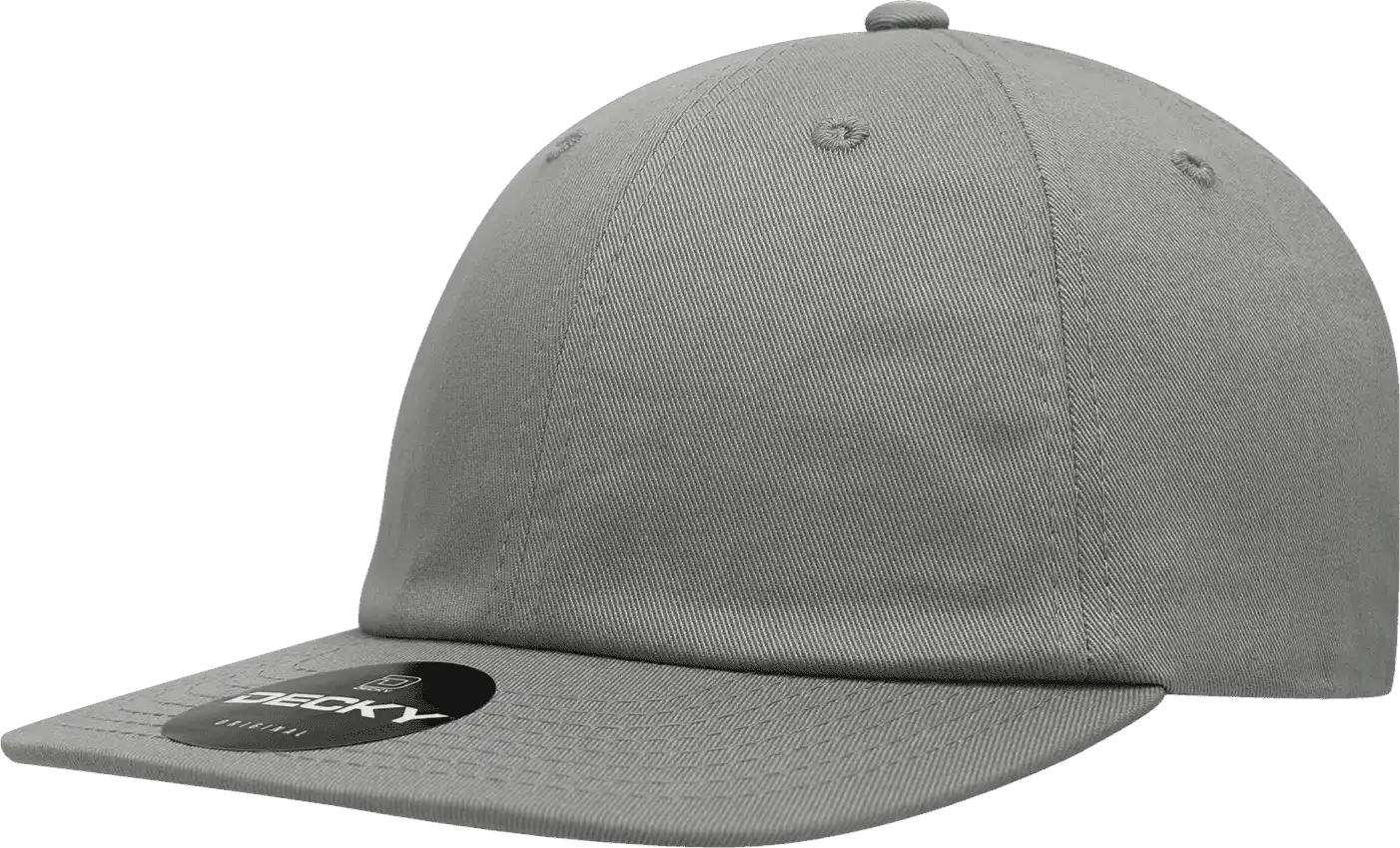 Decky 370 Relaxed Snapback Cap Charcoal Dark Gray / one Size Fits Most