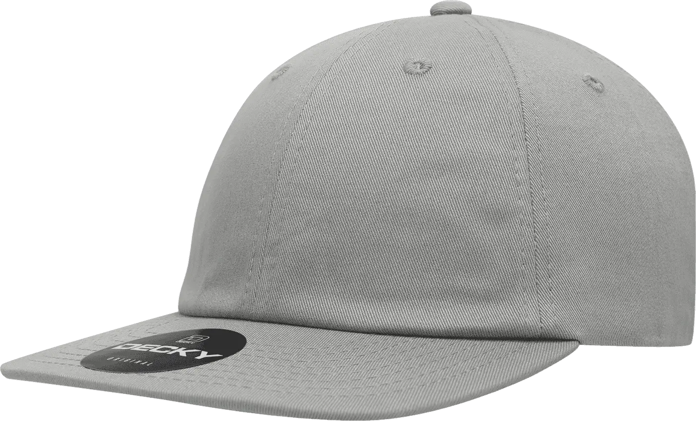 Decky 370 Relaxed Snapback Cap - Gray