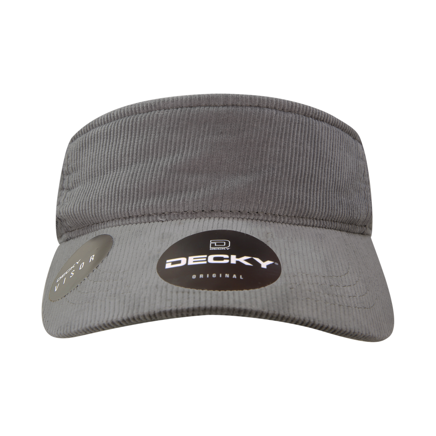 Decky 4004 Corduroy Visor - Charcoal