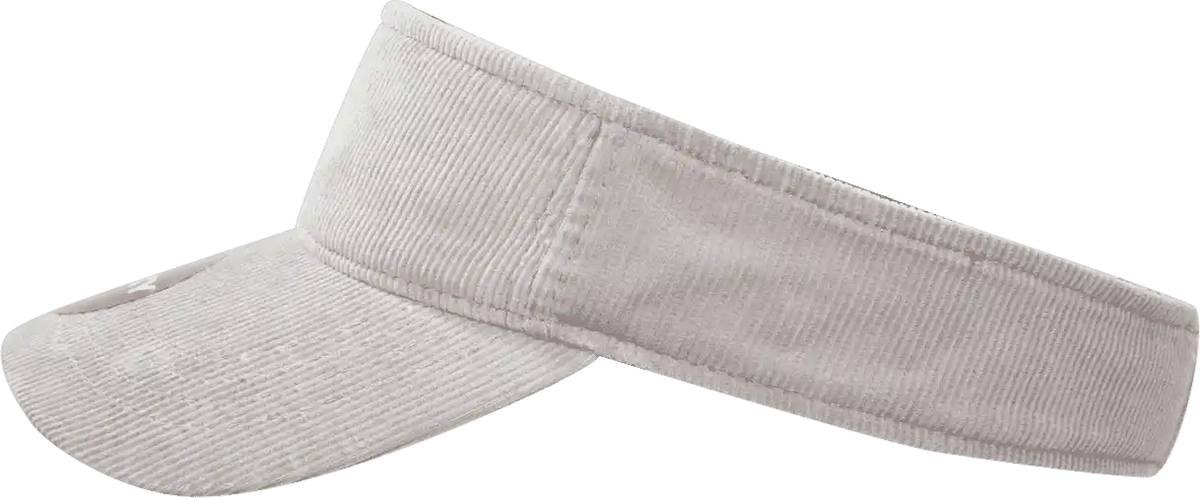 Decky 4004 Corduroy Visor - Gray - one Size Fits Most
