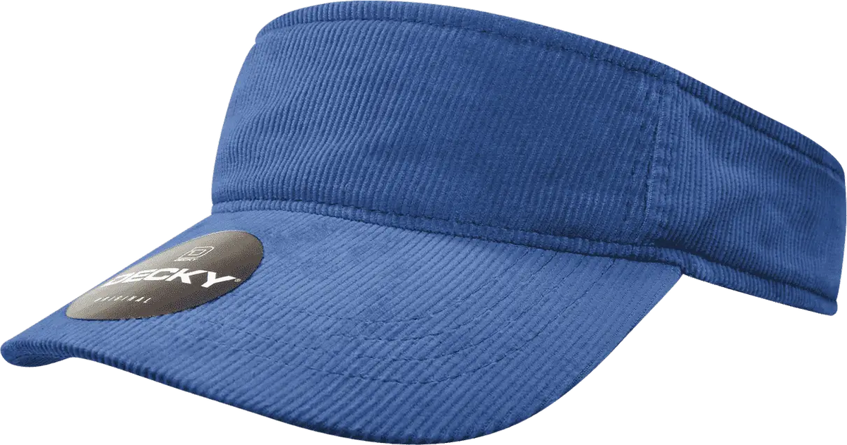 Decky 4004 Corduroy Visor - Navy