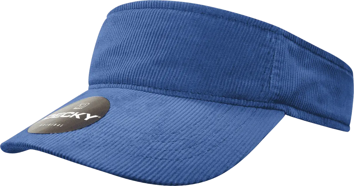 Decky 4004 Corduroy Visor - Navy