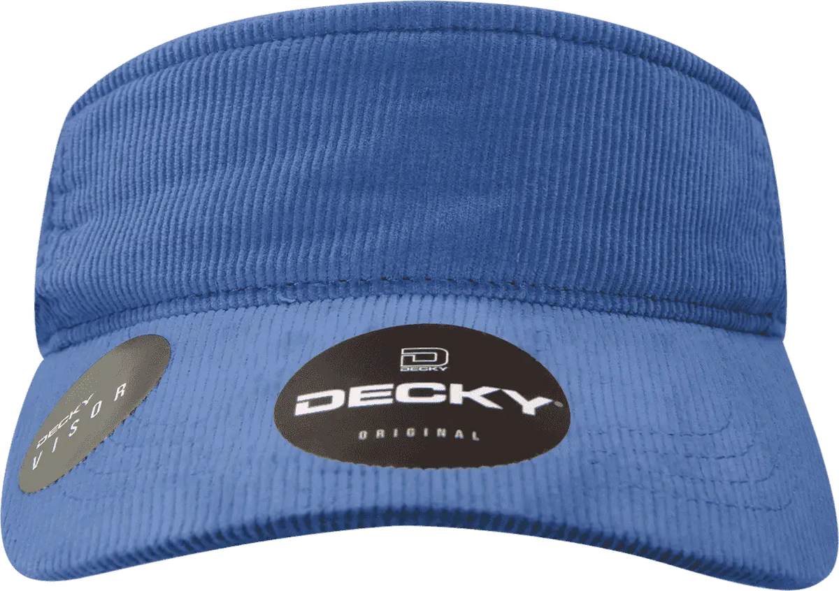Decky 4004 Corduroy Visor - Navy