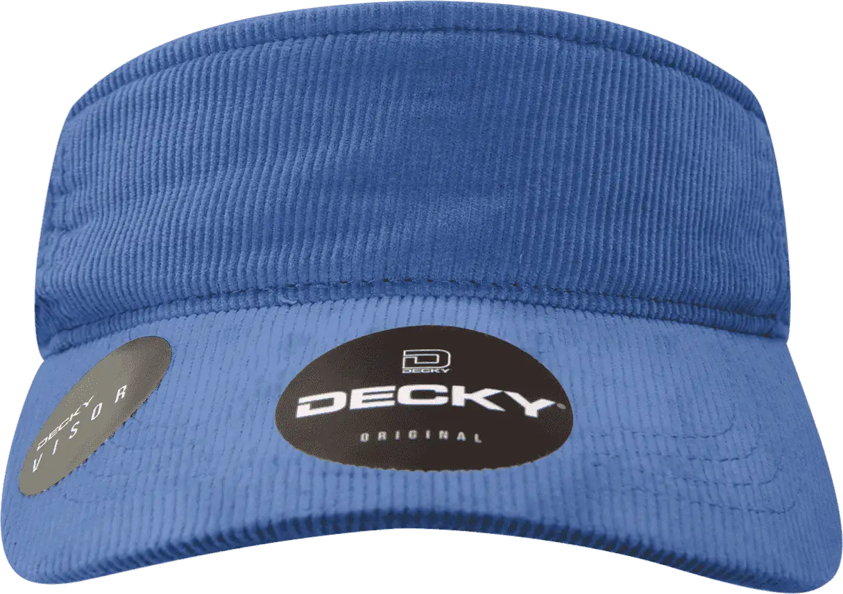Decky 4004 Corduroy Visor - Navy