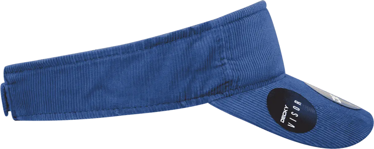 Decky 4004 Corduroy Visor - Navy