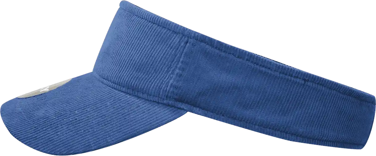 Decky 4004 Corduroy Visor - Navy - one Size Fits Most