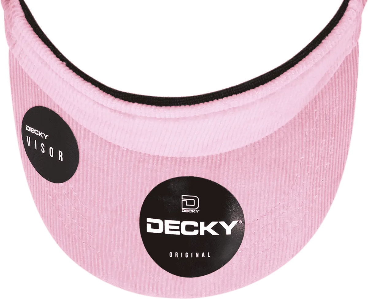 Decky 4004 Corduroy Visor - Pink