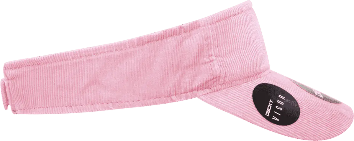 Decky 4004 Corduroy Visor - Pink