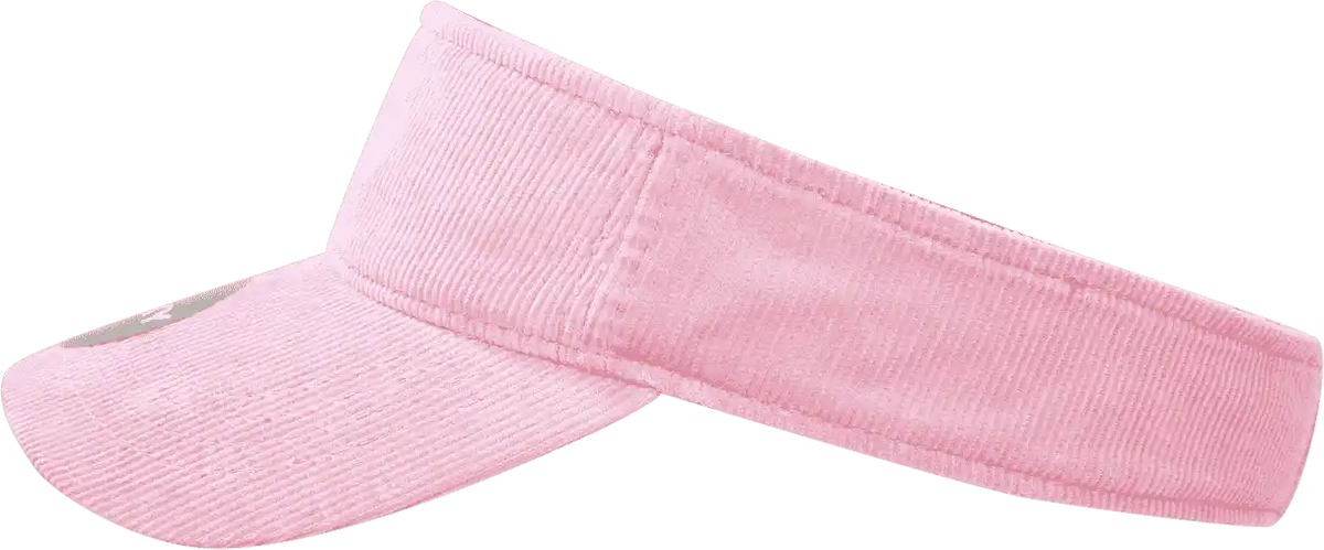 Decky 4004 Corduroy Visor - Pink - one Size Fits Most