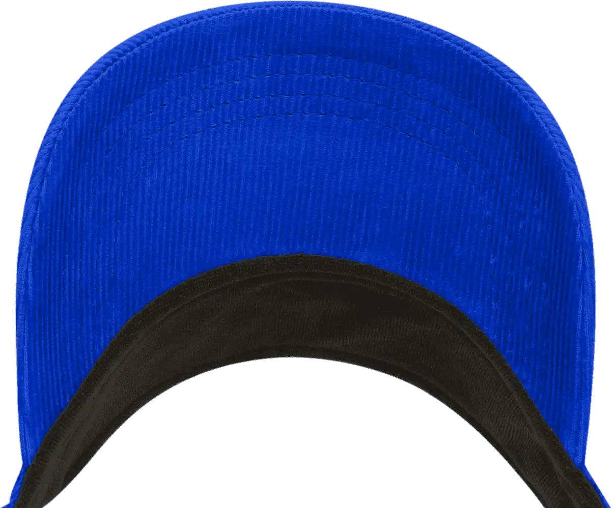 Decky 4004 Corduroy Visor - Royal - one Size Fits Most
