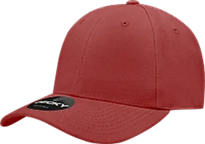 Decky 402 Fitted Cap - Cardinal