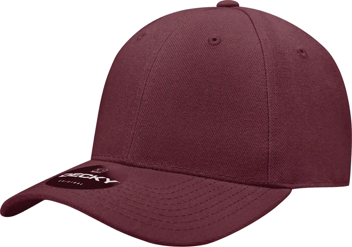Decky 402 Fitted Cap - Maroon - 6.75