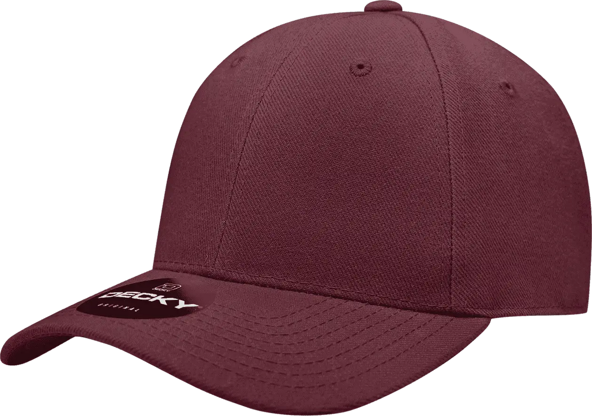 Decky 402 Fitted Cap - Maroon