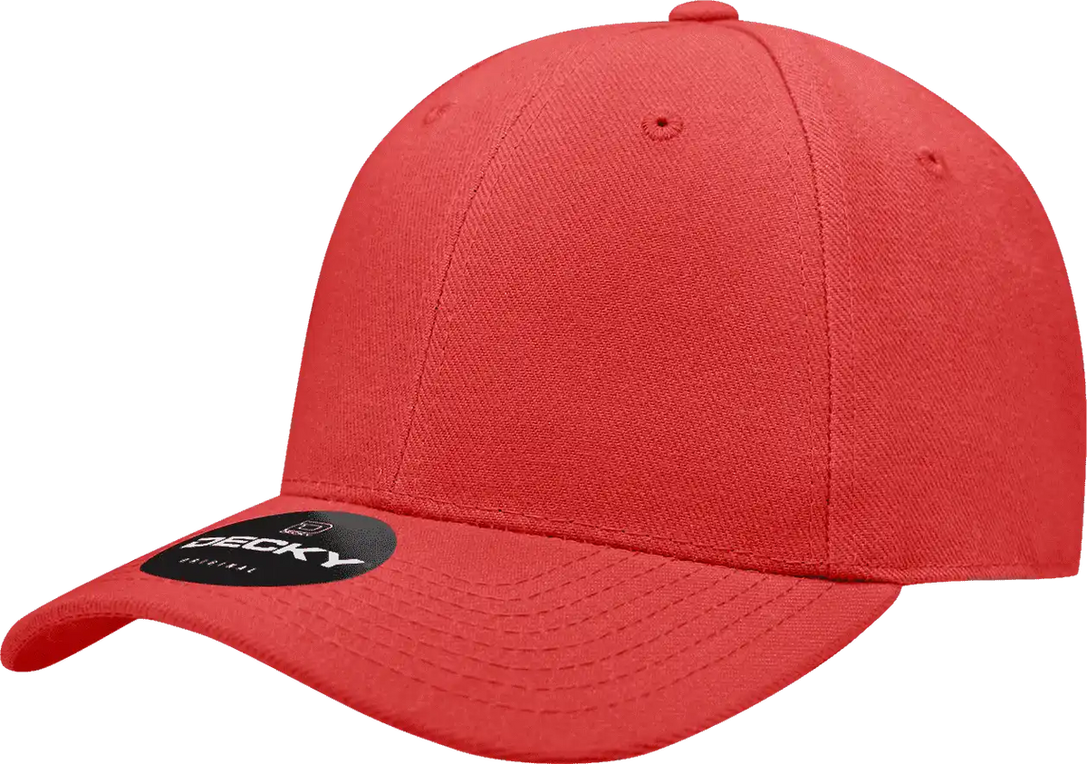 Decky 402 Fitted Cap - Red - 6.75