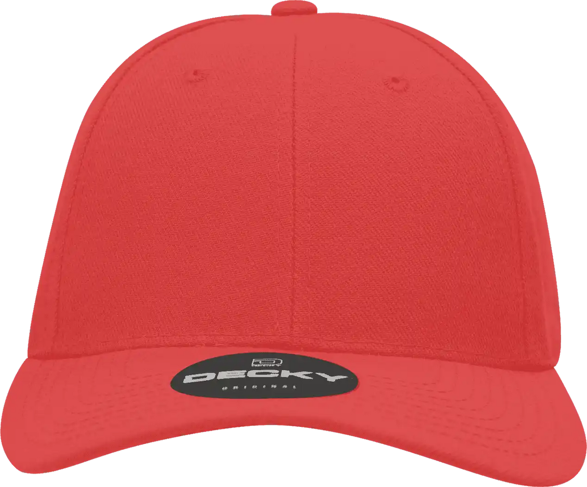 Decky 402 Fitted Cap - Red