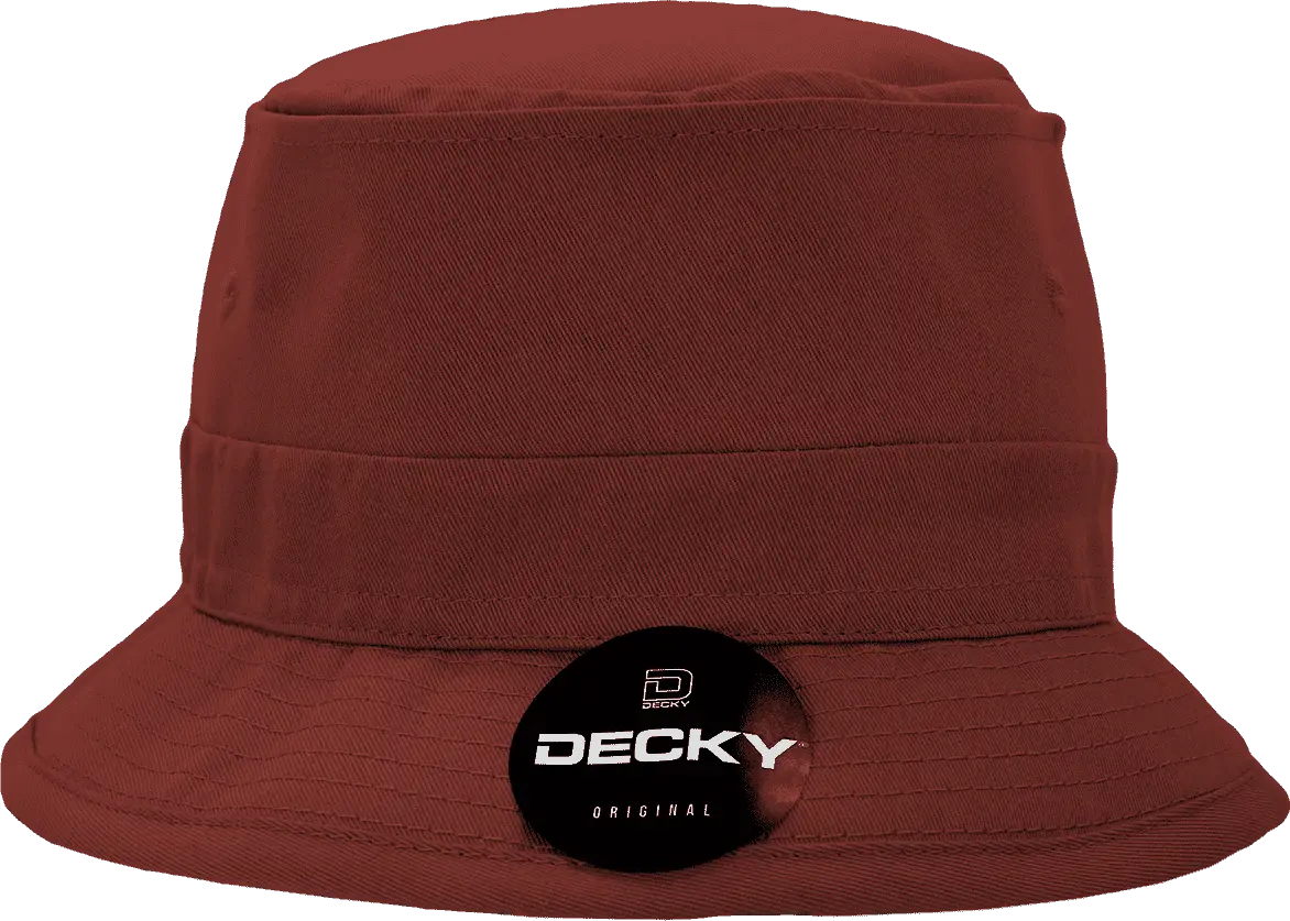 Decky 450 Fisherman’s Hat Plain - Cardinal