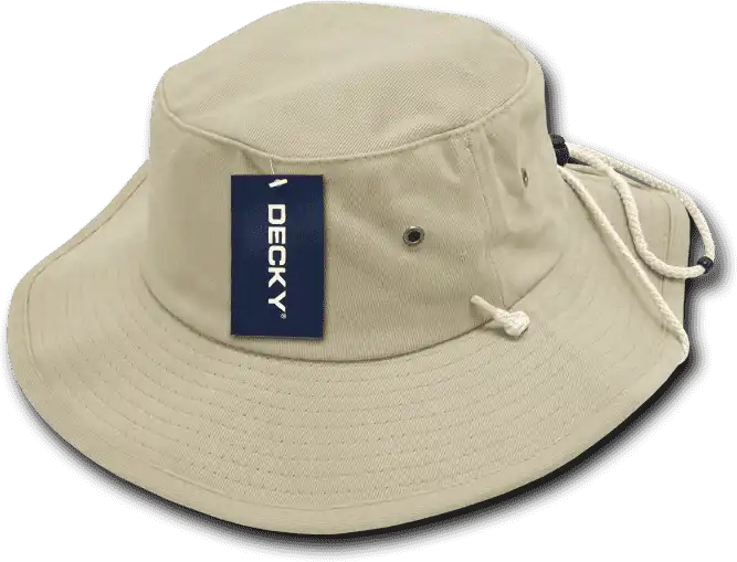 Decky 510 Aussie Hat Plain - Khaki - S/m