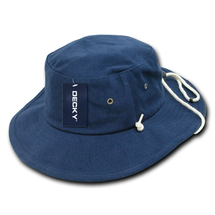 Decky 510 Aussie Hat Plain - Navy