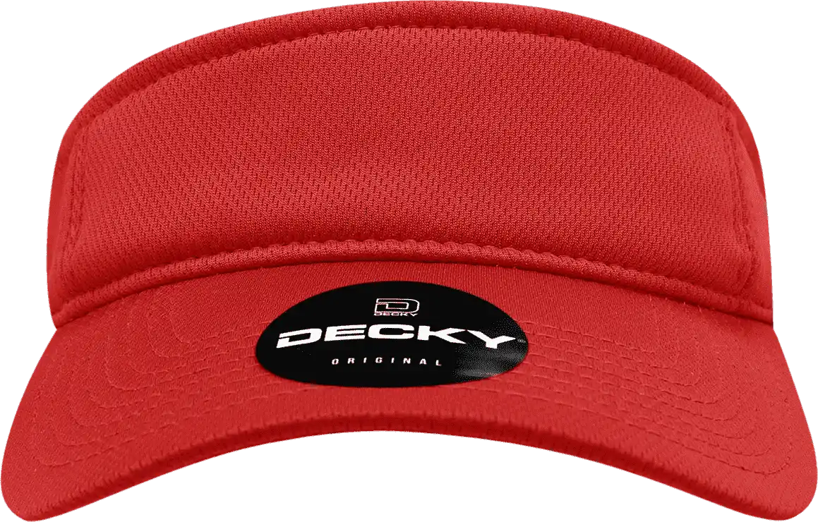 Decky 5104 Mesh Visor - Red - one Size Fits Most