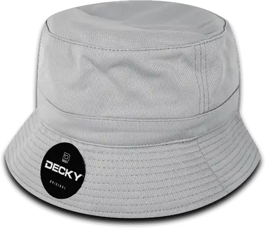 Decky 5110 Mesh Bucket Hat - Gray - one Size Fits Most