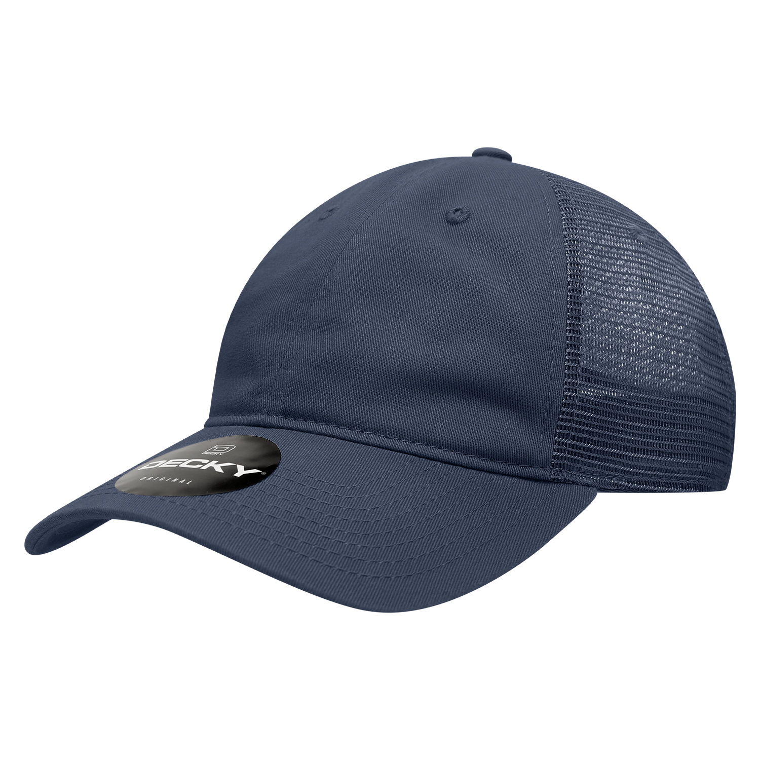 Decky 5122 Women’s 6 Panel Low Profile Relaxed Cotton Trucker - Navy