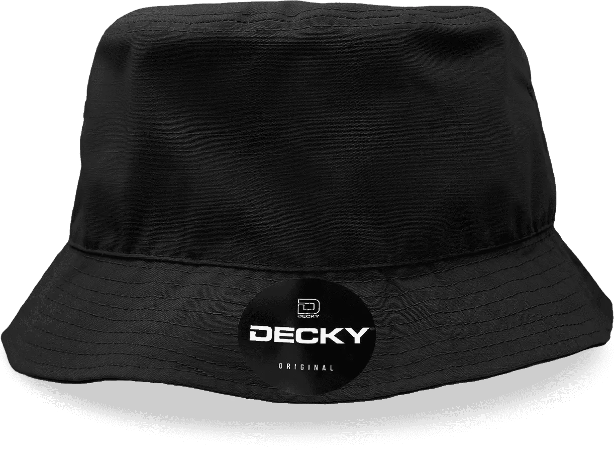 Decky 5301 Ripstop Rain or Shine Hat - Black