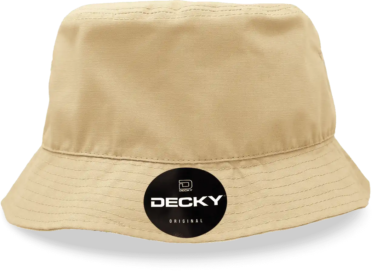 Decky 5301 Ripstop Rain or Shine Hat - Khaki - S/m