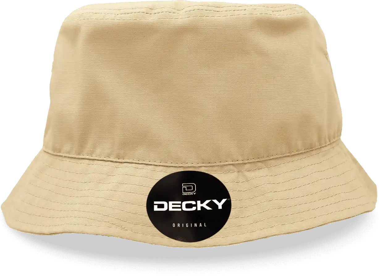 Decky 5301 Ripstop Rain or Shine Hat - Khaki - S/m