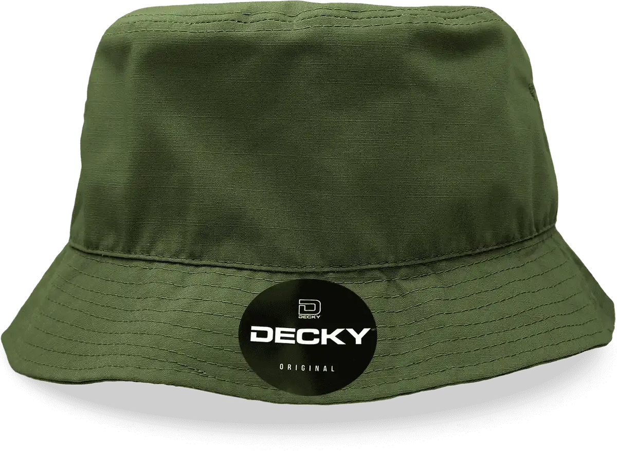Decky 5301 Ripstop Rain or Shine Hat - Olive - S/m