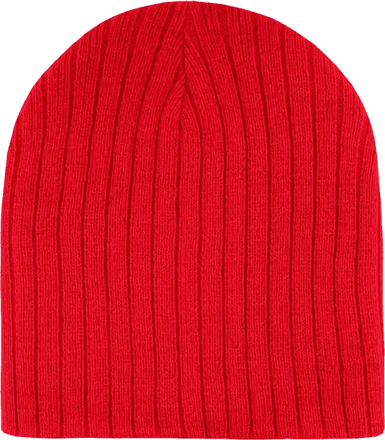 Decky 601 Cable Beanie - Red - one Size Fits Most