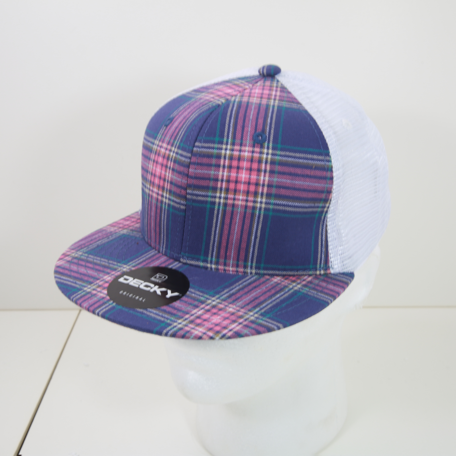 Decky 6015 H/c Plaid Cap - 170 White