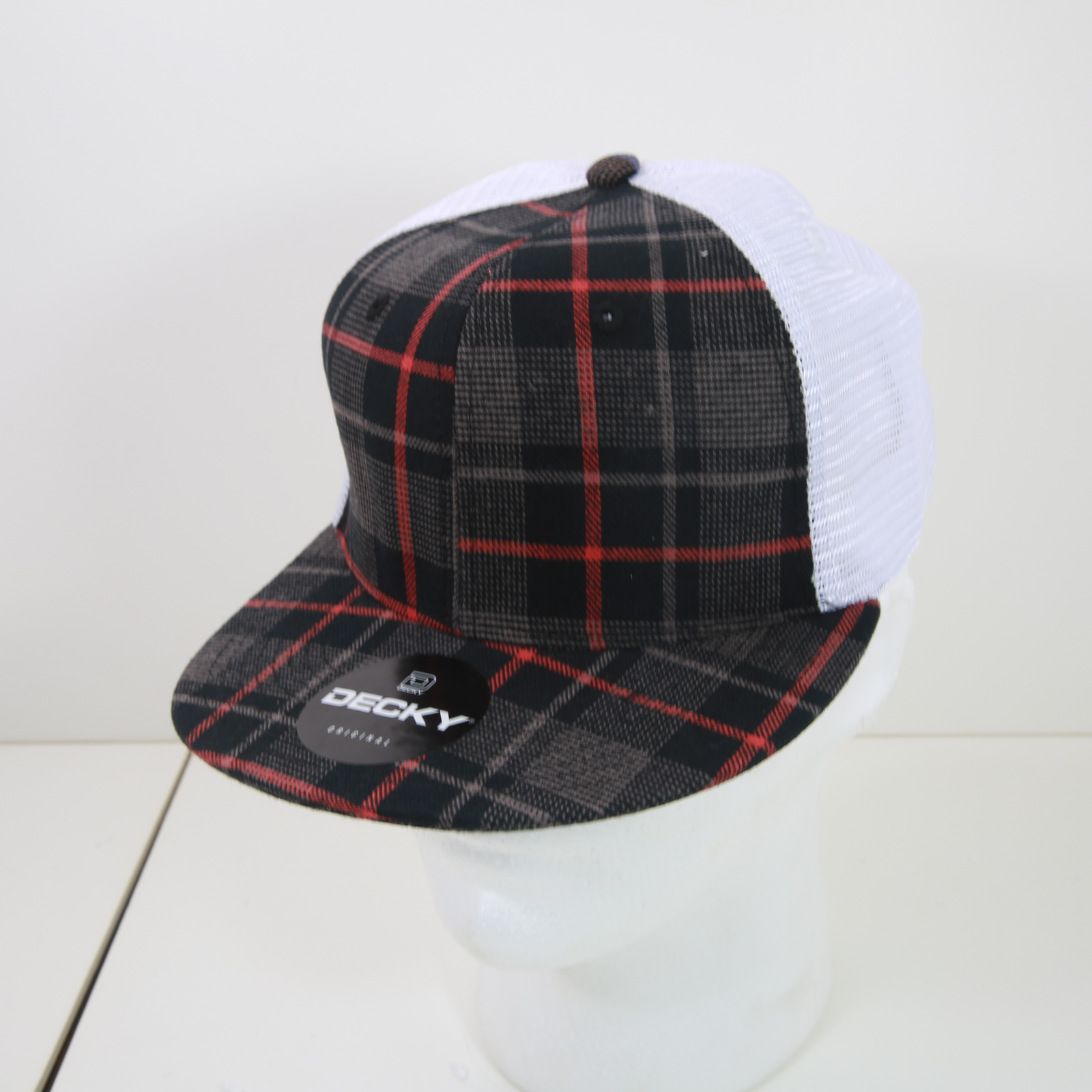 Decky 6015 H/c Plaid Cap - 224 White