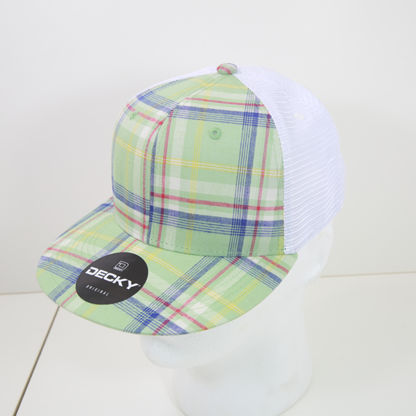 Decky 6015 H/c Plaid Cap - 232 White