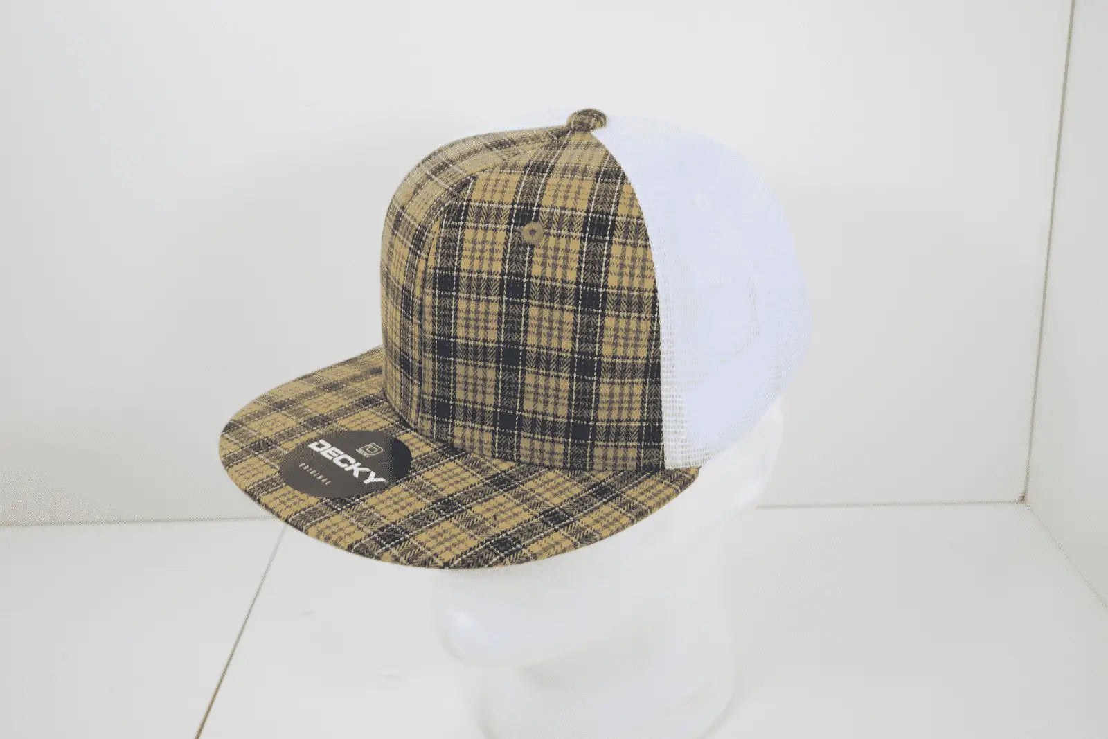 Decky 6015 H/c Plaid Cap - White 121