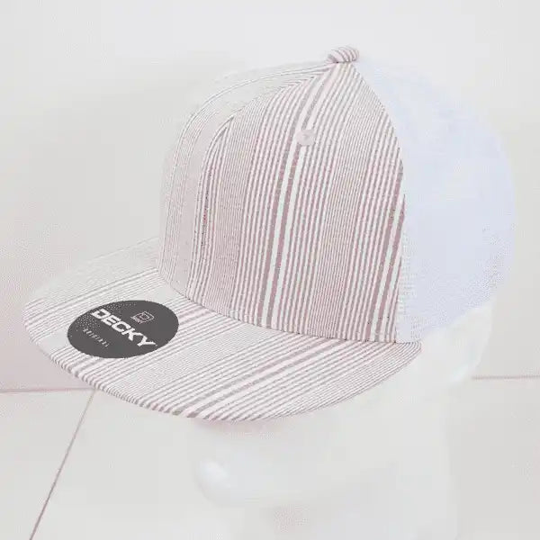 Decky 6015 H/c Plaid Cap - White 141 - one Size Fits Most