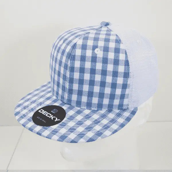 Decky 6015 H/c Plaid Cap - White 145