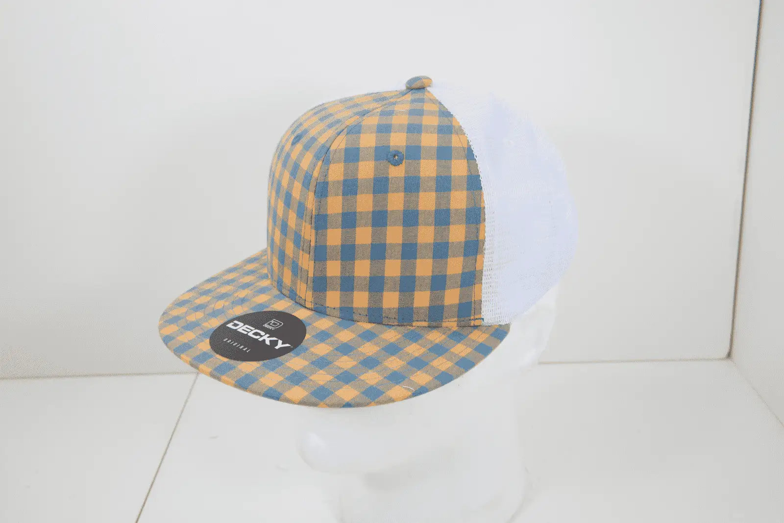 Decky 6015 H/c Plaid Cap - White 149