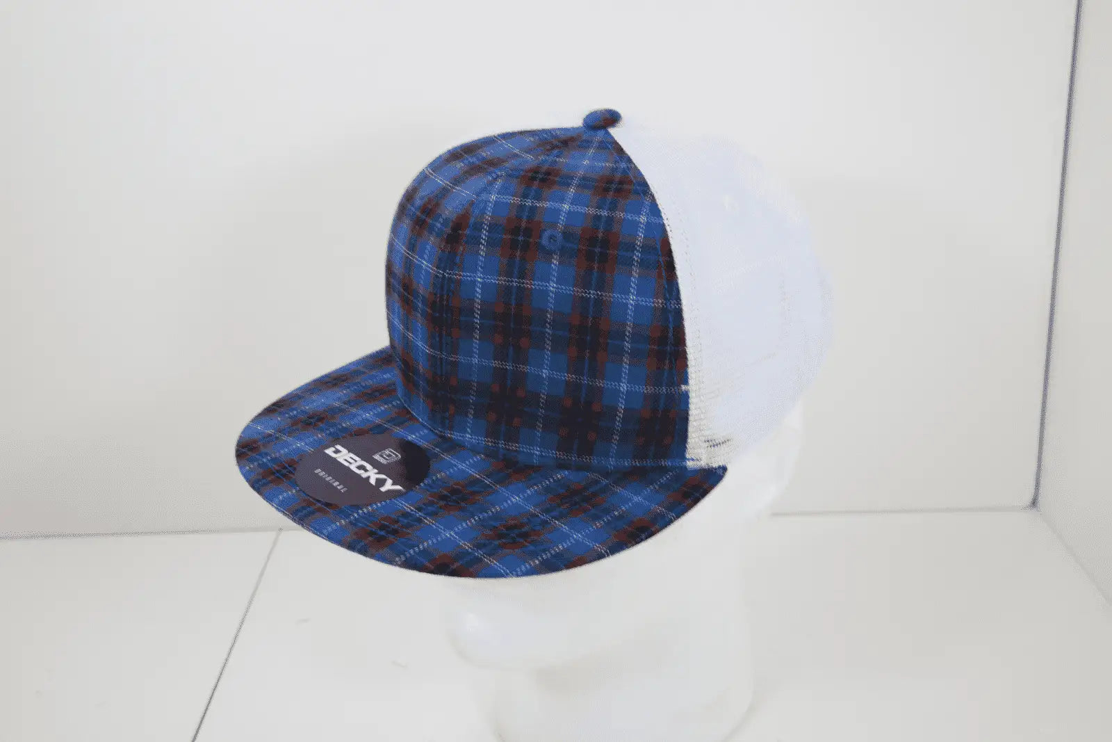 Decky 6015 H/c Plaid Cap - White 152