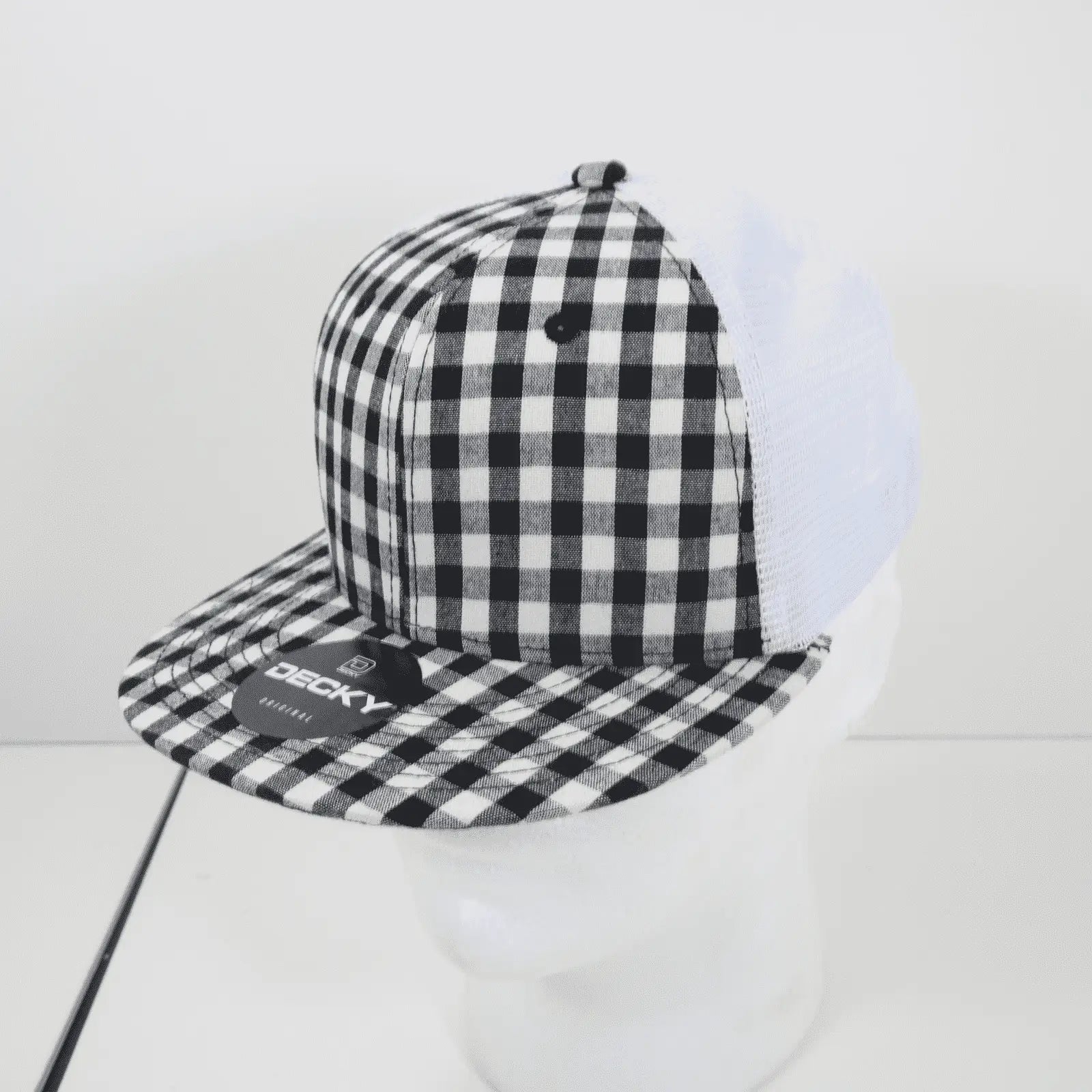 Decky 6015 H/c Plaid Cap - White 165