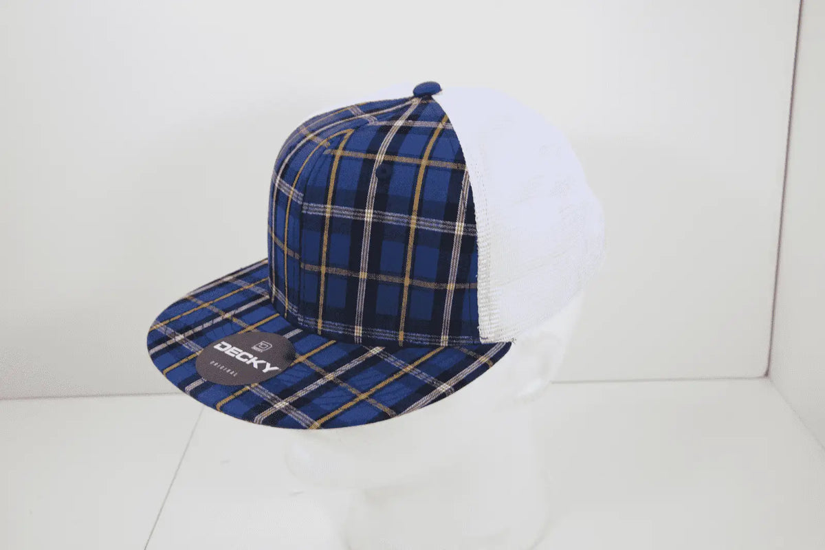Decky 6015 H/c Plaid Cap - White 190
