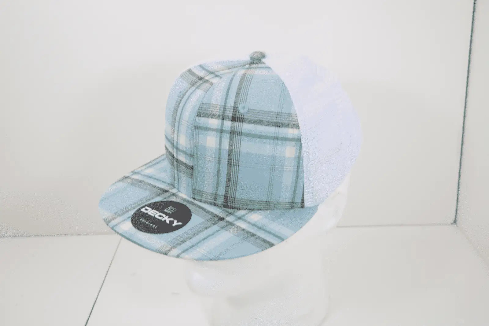 Decky 6015 H/c Plaid Cap - White 208