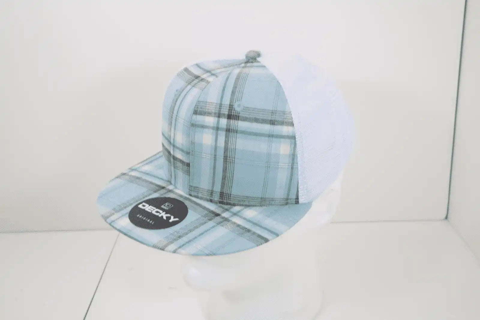 Decky 6015 H/c Plaid Cap - White 208 - one Size Fits Most