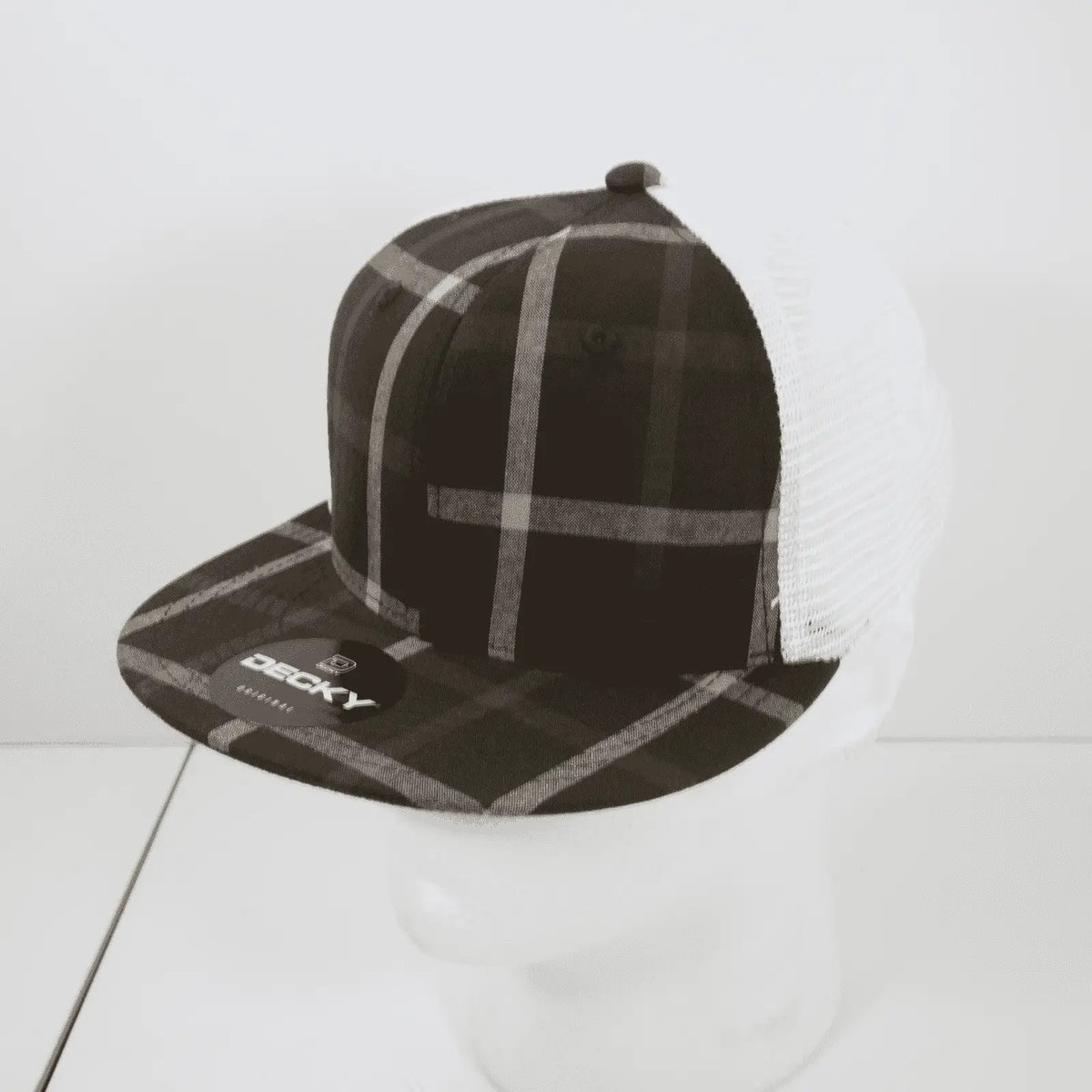 Decky 6015 H/c Plaid Cap - White 226