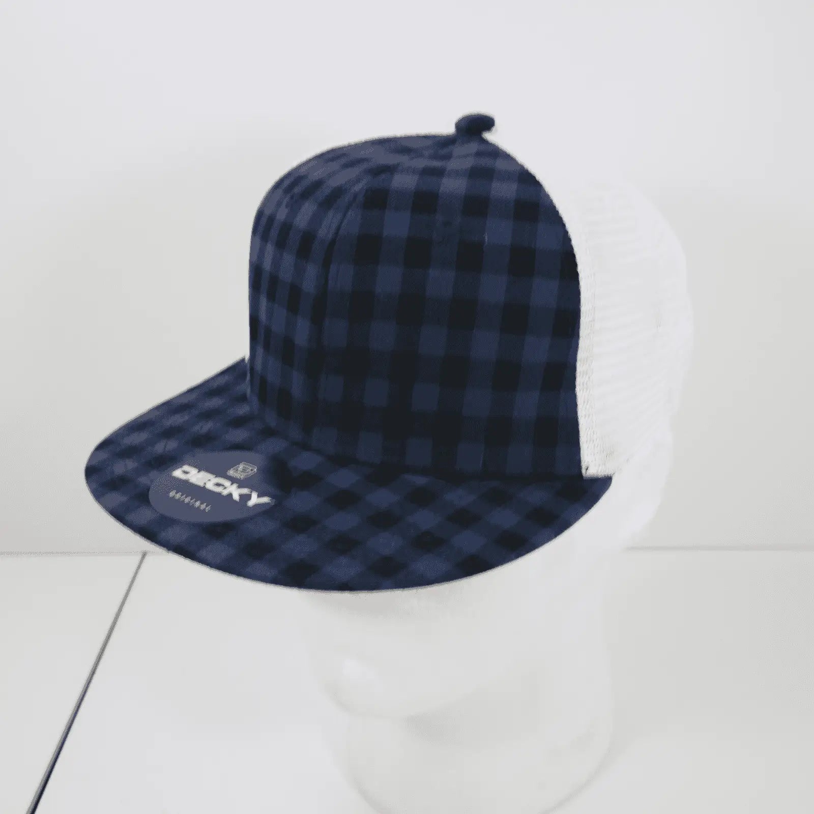 Decky 6015 H/c Plaid Cap - White 234