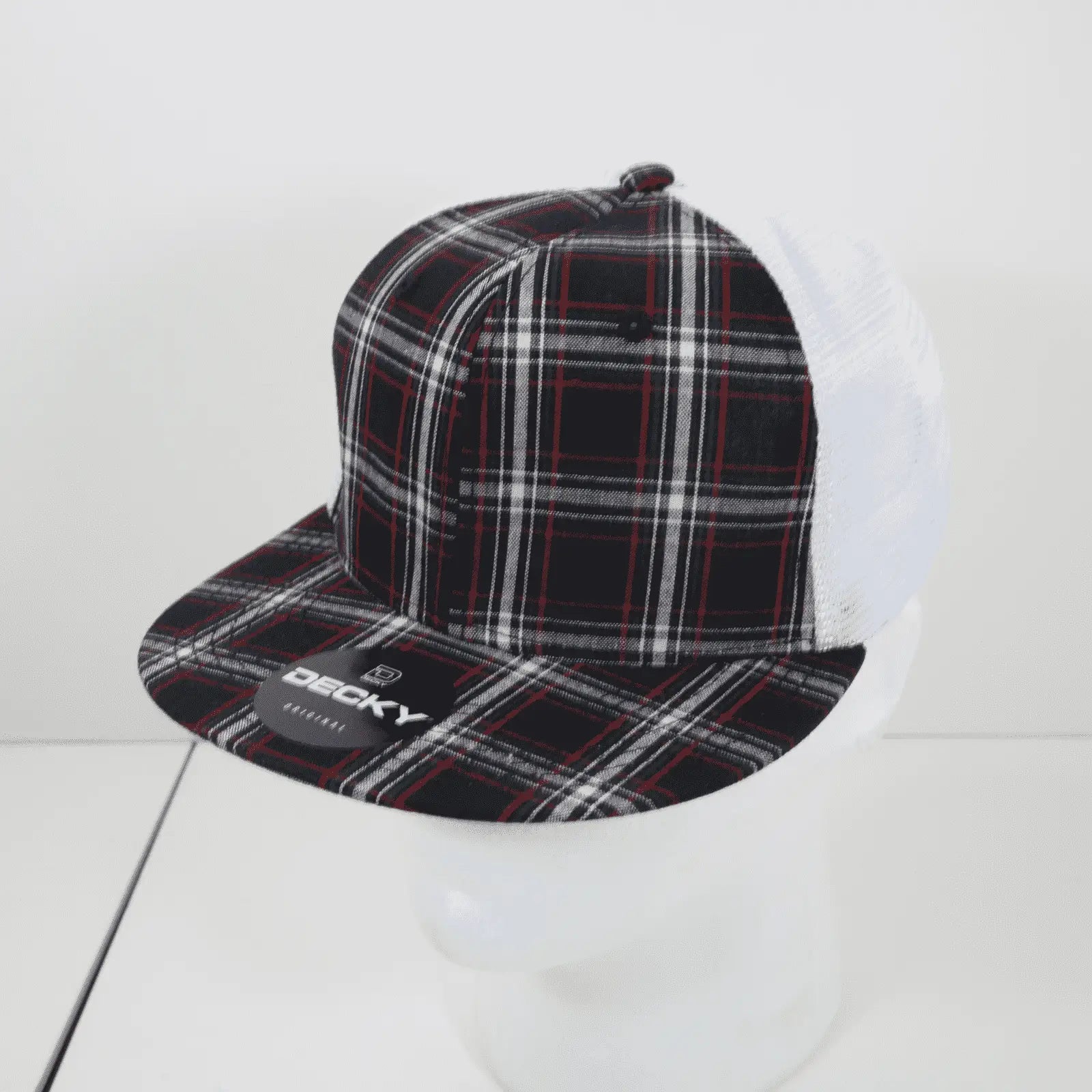 Decky 6015 H/c Plaid Cap - White 235