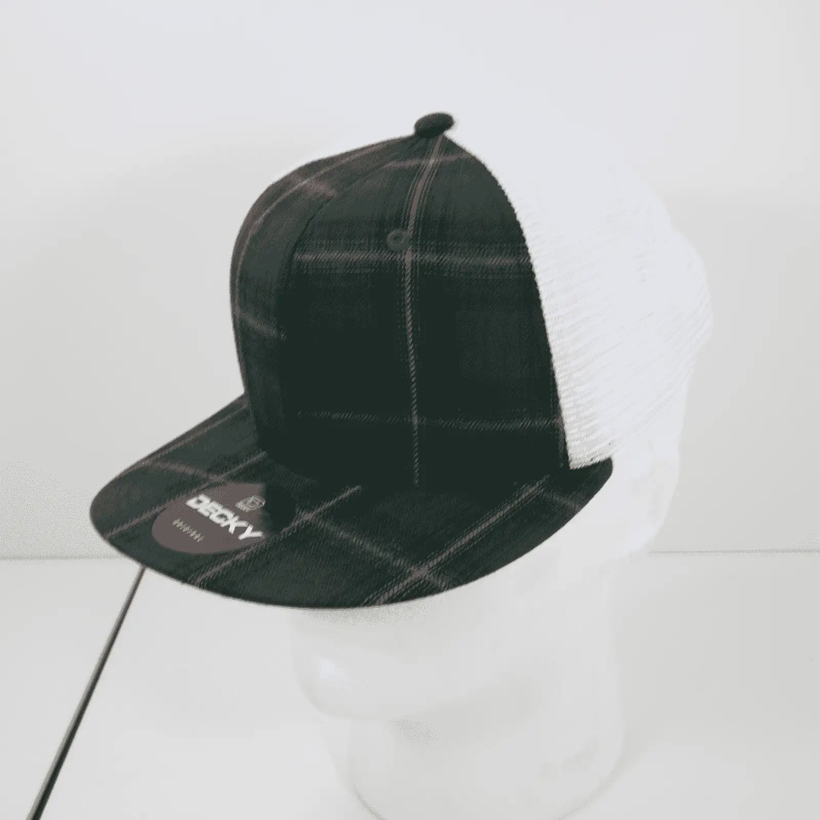 Decky 6015 H/c Plaid Cap - White 236
