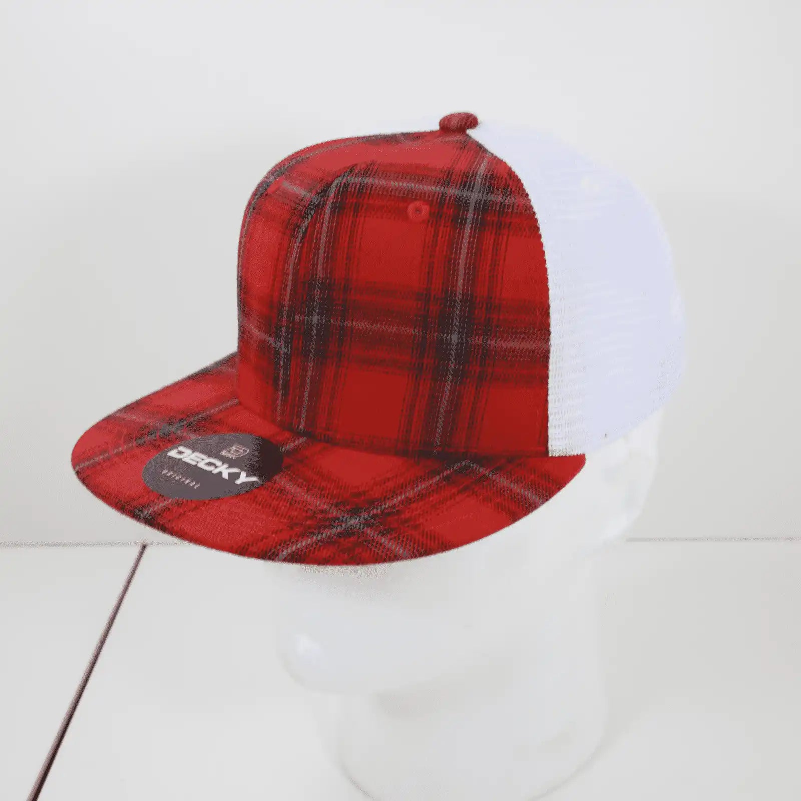 Decky 6015 H/c Plaid Cap - White 241 - one Size Fits Most