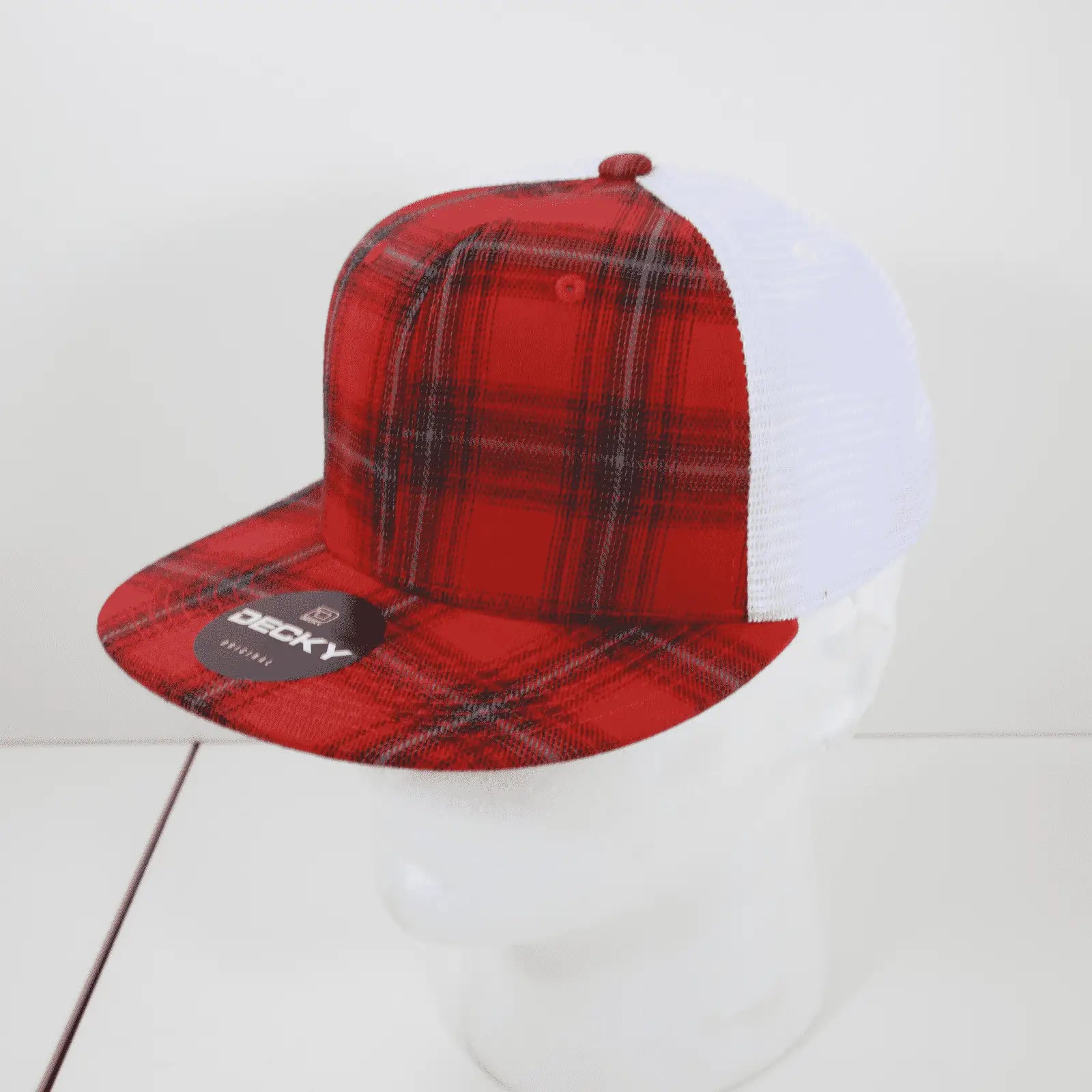 Decky 6015 H/c Plaid Cap - White 241